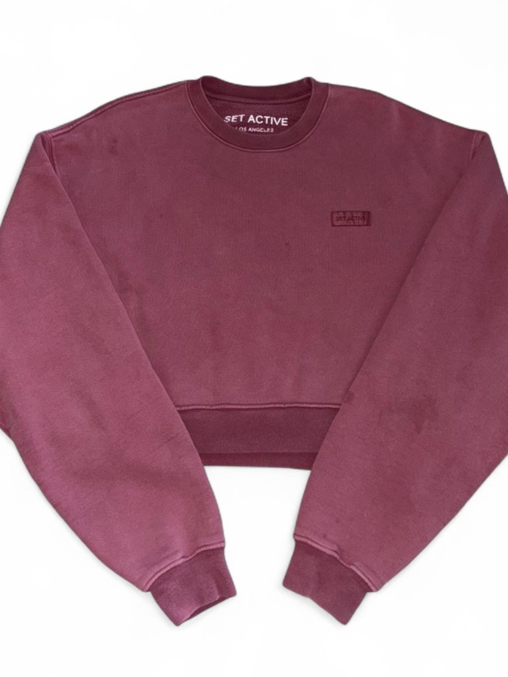 SET Active Cropped Crewneck Sweatshirt